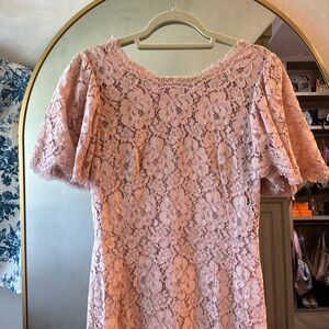 Dolce Gabanna pastel pink dress. Perfect for a day event wedding.